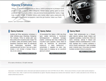 Tablet Screenshot of opony-chinskie.eu